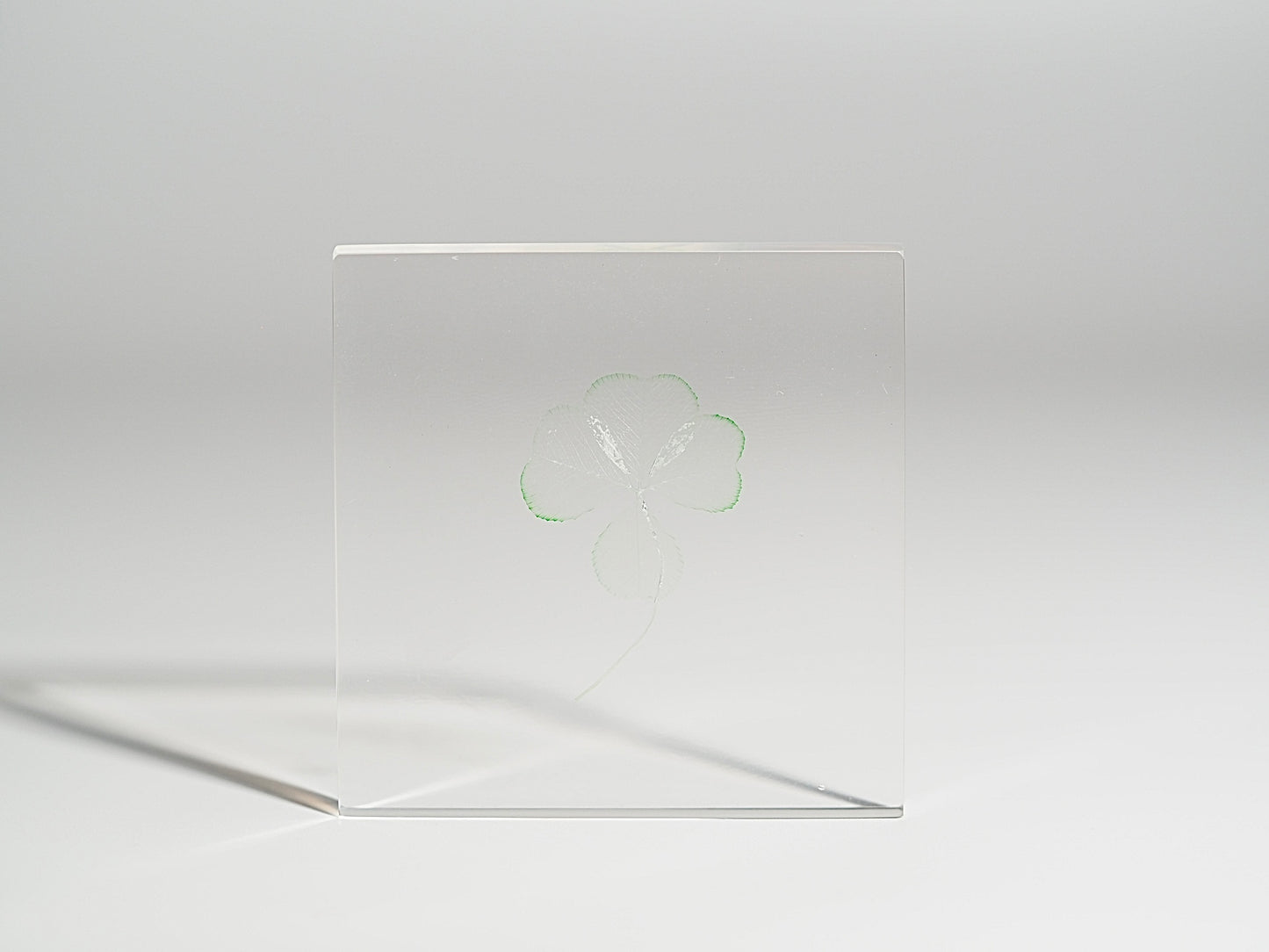 Four leaf clover object ( natural green )